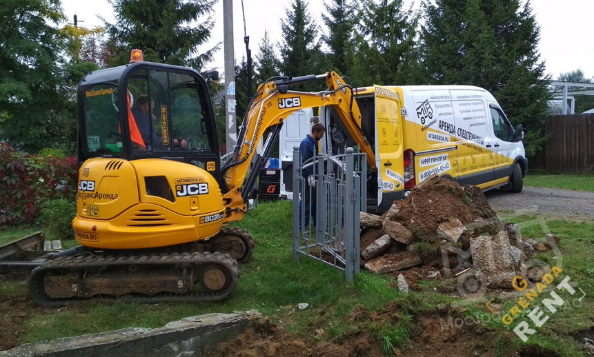 Аренда мини-экскаватора JCB 8035 ZTS thumbnail 1