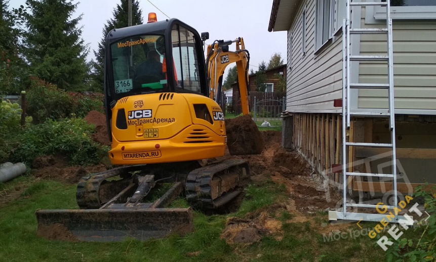 Аренда мини-экскаватора JCB 8035 ZTS thumbnail 3