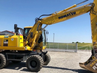Аренда колесного экскаватора Komatsu PW180-7