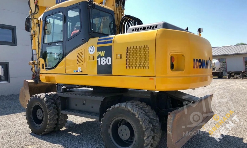 Аренда колесного экскаватора Komatsu PW180-7 thumbnail 2