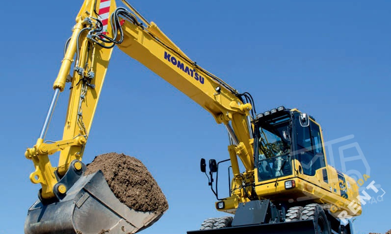 Аренда колесного экскаватора Komatsu PW180-7 thumbnail 4