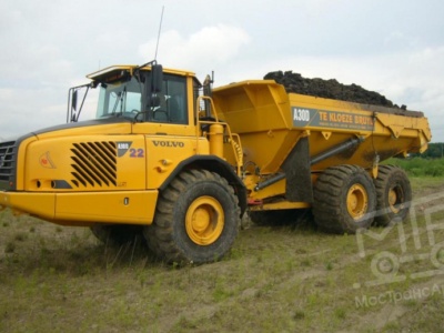 Аренда сочлененного самосвала Volvo A30