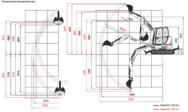 Аренда мини-экскаватора TEREX TC 35 thumbnail 2