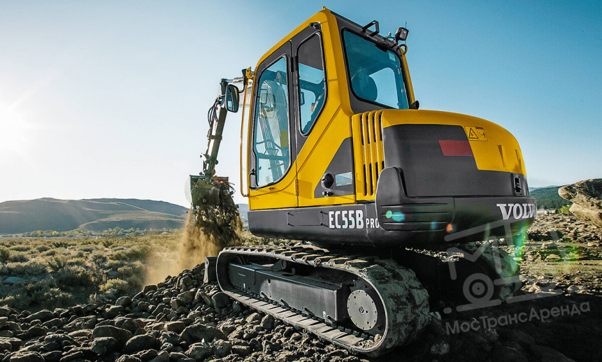 Аренда мини-экскаватора Volvo EC55B PRO thumbnail 0