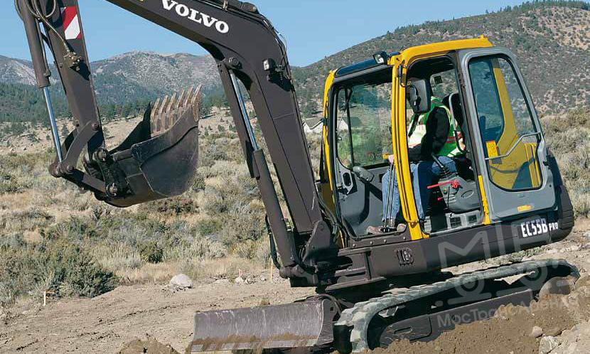 Аренда мини-экскаватора Volvo EC55B PRO thumbnail 1