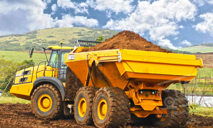 Аренда сочлененного самосвала BELL B50E thumbnail 1