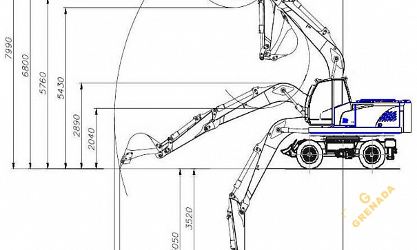 Аренда колесного экскаватора Амкодор EW-1400 thumbnail 3