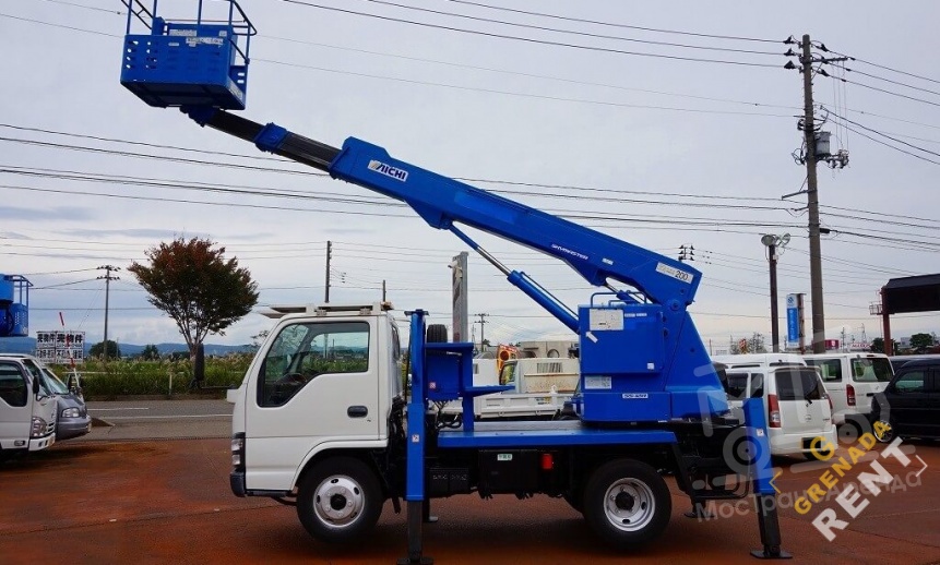 Аренда японской автовышки - 14 метров thumbnail 1