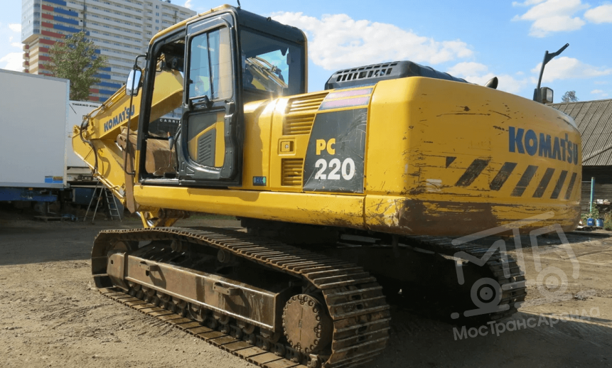 Аренда гусеничного экскаватора Komatsu PC220 thumbnail 1