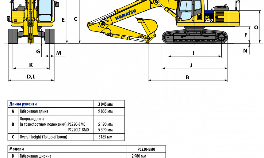 Аренда гусеничного экскаватора Komatsu PC220 thumbnail 2