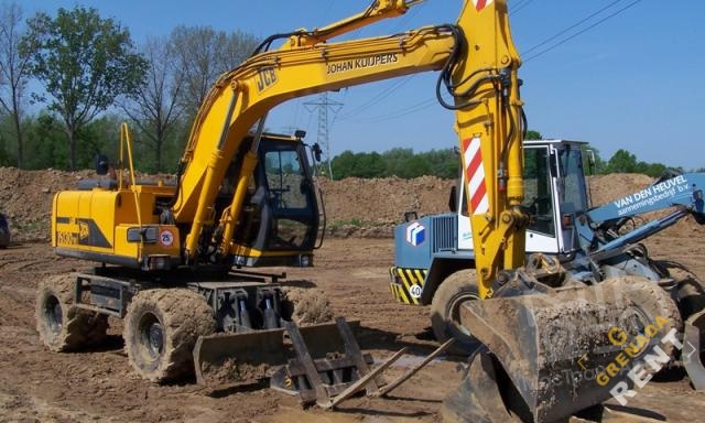 Аренда колесного экскаватора JCB JS 130W thumbnail 0