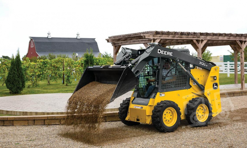 Аренда мини-погрузчика John Deere 312GR thumbnail 0