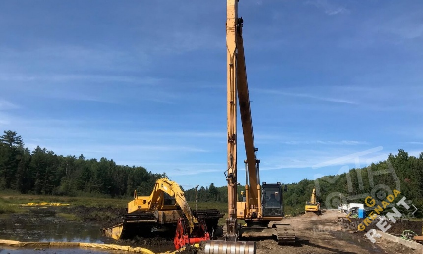 Аренда длиннорукого экскаватора Case CX240B LR thumbnail 1