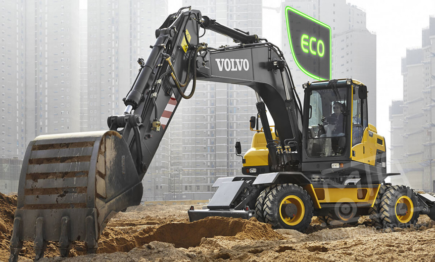 Аренда колесного экскаватора Volvo EW205D thumbnail 0