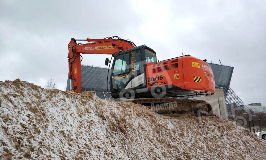 Аренда гусеничного экскаватора Hitachi ZX180LCN-5G thumbnail 4