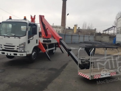 Аренда японской автовышки Isuzu - 35 метров