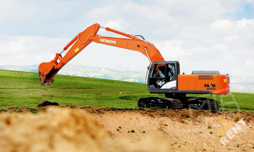 Аренда гусеничного экскаватора Hitachi ZX240-5G thumbnail 0