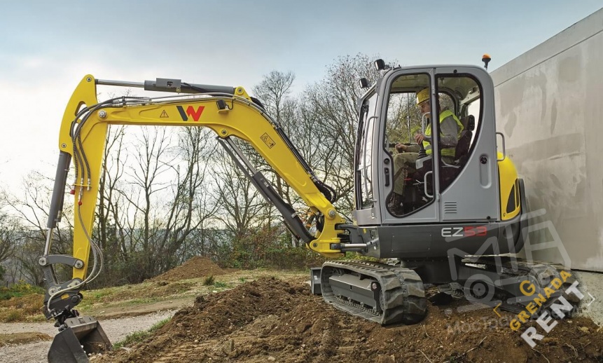 Аренда мини-экскаватора Wacker Neuson EZ53 thumbnail 0