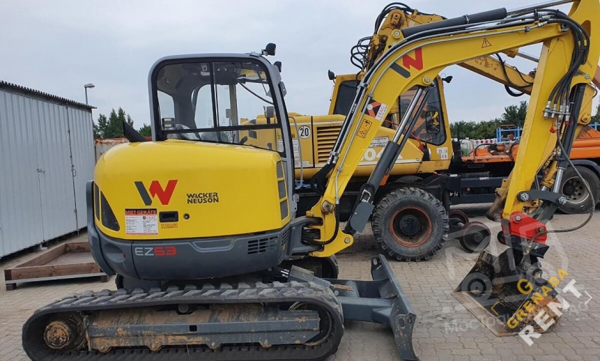 Аренда мини-экскаватора Wacker Neuson EZ53 thumbnail 1