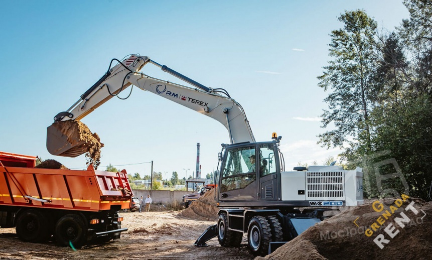 Аренда колесного экскаватора Terex WX 200 thumbnail 2