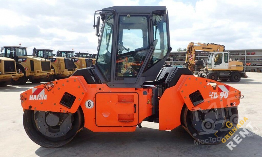 Аренда дорожного катка Hamm HD 90 - 9,5 тонн thumbnail 0