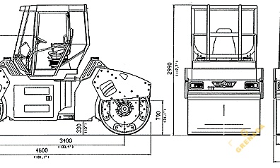 Аренда дорожного катка Hamm HD 90 - 9,5 тонн thumbnail 4