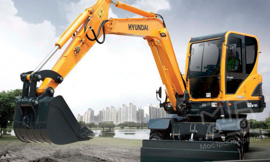 Аренда мини-экскаватора Hyundai R60W-9S thumbnail 0