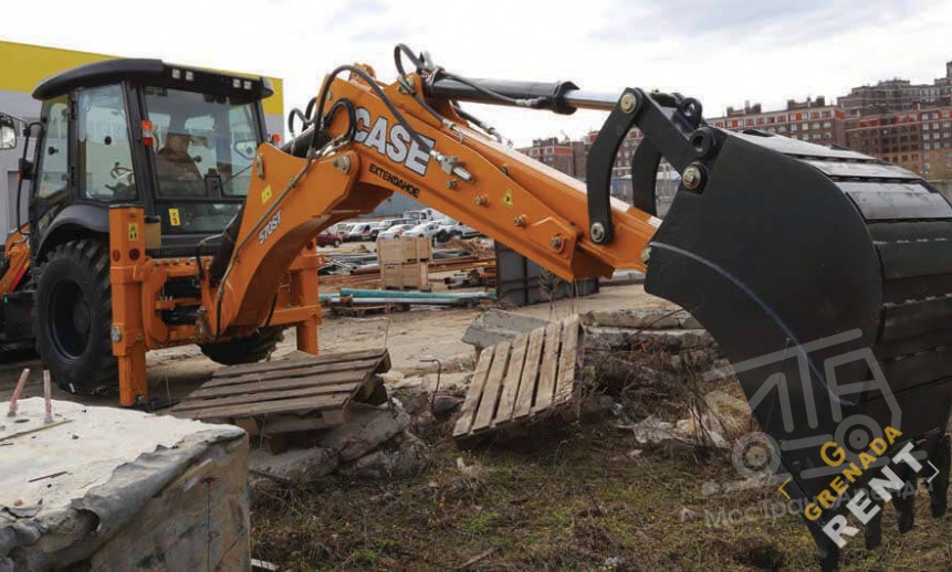 Аренда экскаватора-погрузчика CASE 570ST thumbnail 2