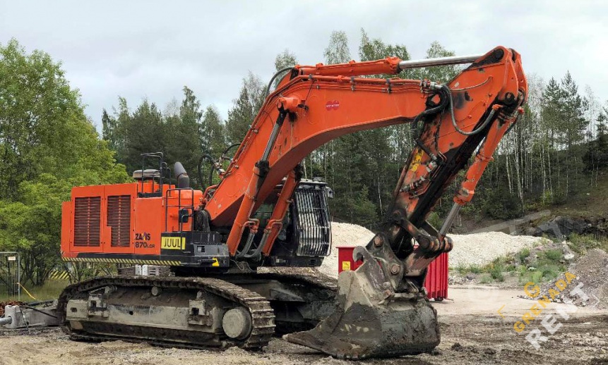 Аренда гусеничного экскаватора Hitachi ZX870-5G thumbnail 0