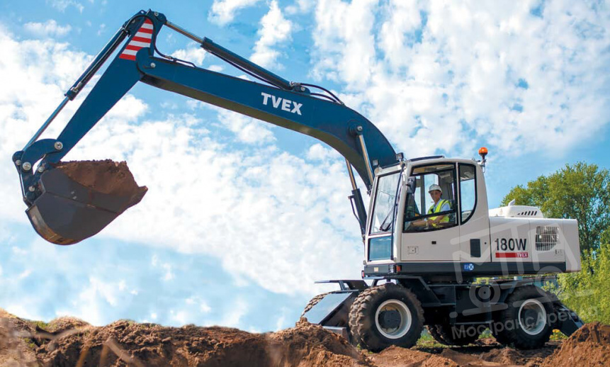 Аренда колесного экскаватора Tvex 180W thumbnail 2
