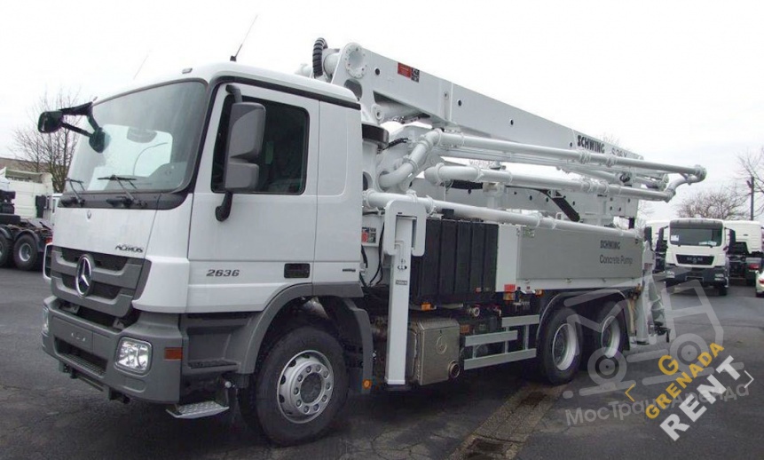 Аренда бетононасоса MERCEDES Schwing - 24 м thumbnail 0