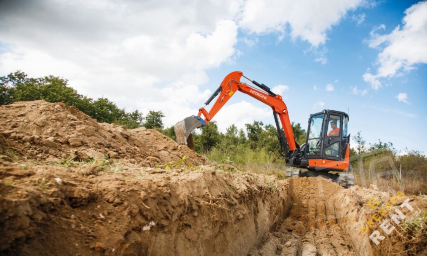 Аренда мини-экскаватора Hitachi ZX26U-5A thumbnail 1