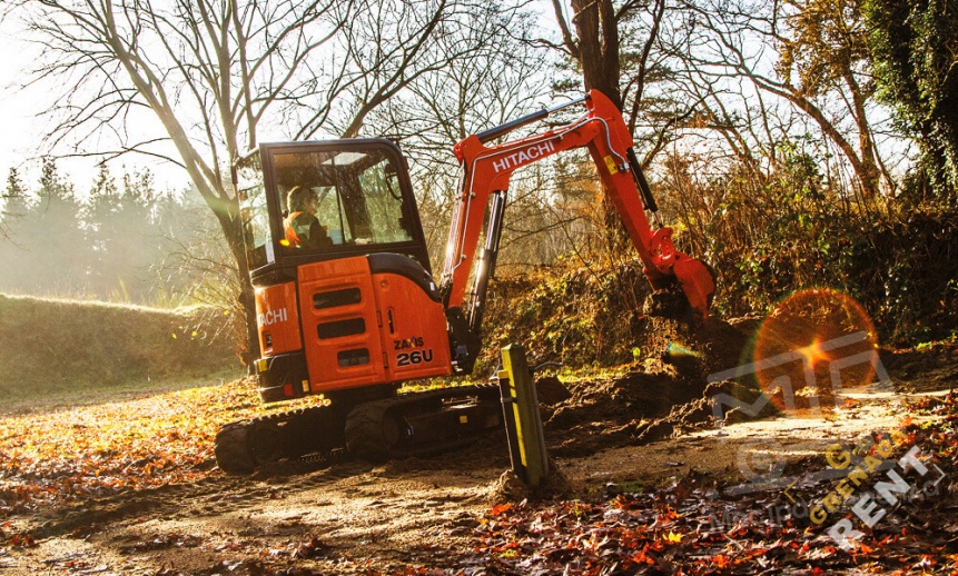 Аренда мини-экскаватора Hitachi ZX26U-5A thumbnail 2