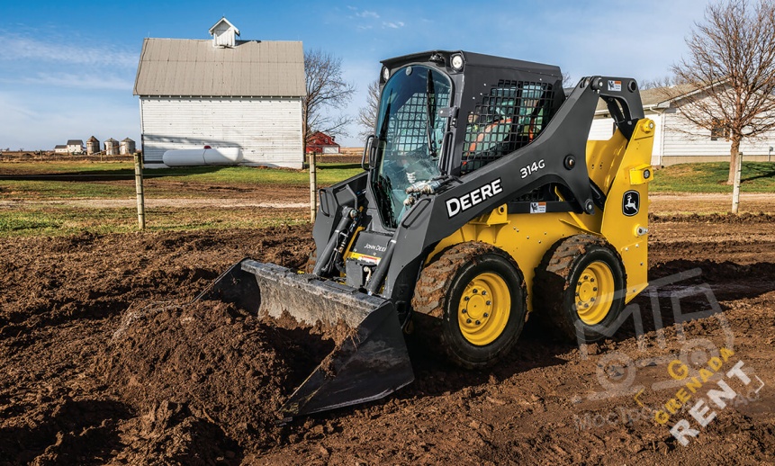 Аренда мини-погрузчика John Deere 314G thumbnail 0