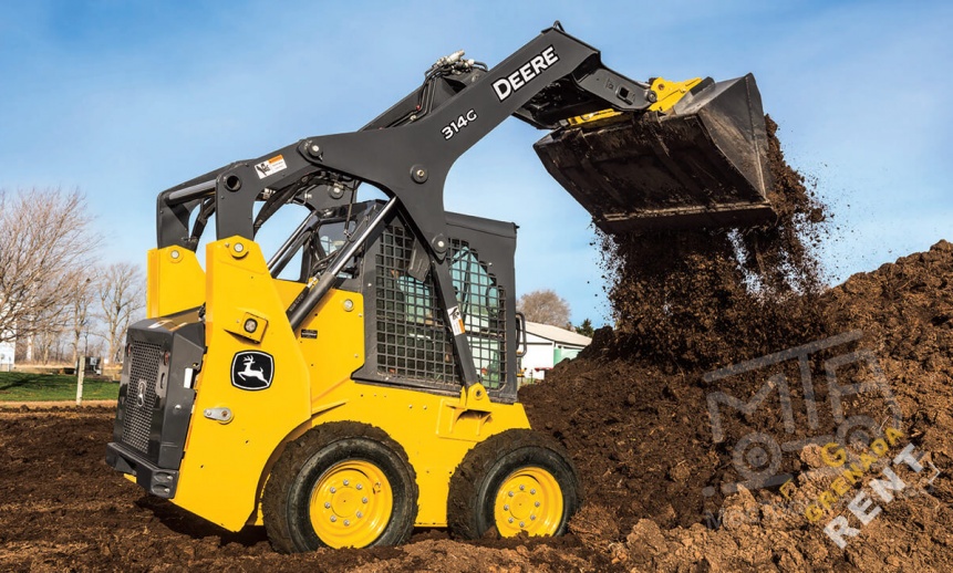 Аренда мини-погрузчика John Deere 314G thumbnail 3