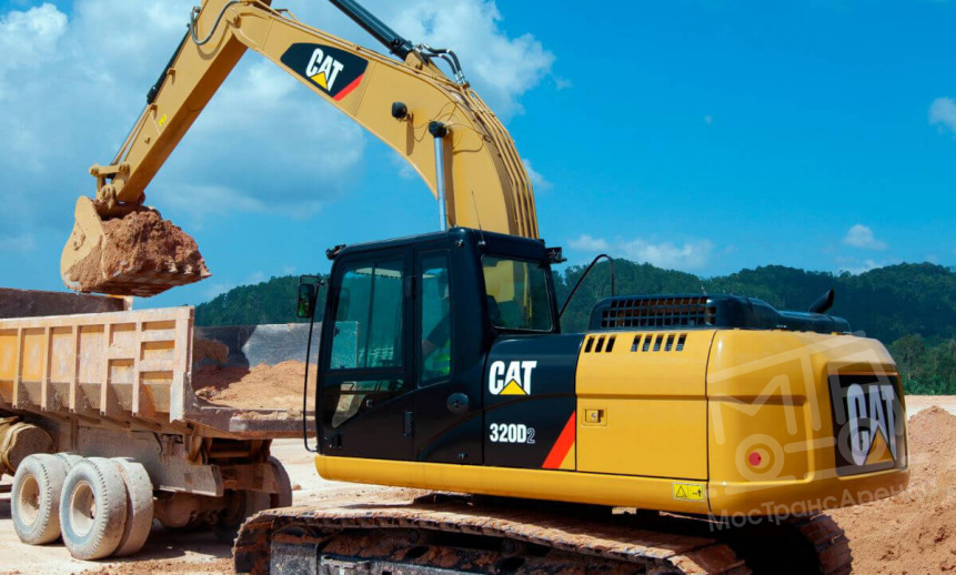 Аренда гусеничного экскаватора CAT 320D thumbnail 2