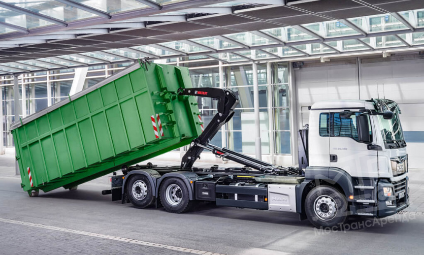 Аренда бункеровоза MAN Мультилифт - 20 м3 26 тонн thumbnail 0