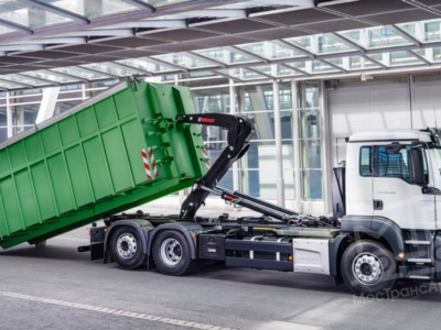 Аренда бункеровоза MAN Мультилифт - 20 м3 26 тонн