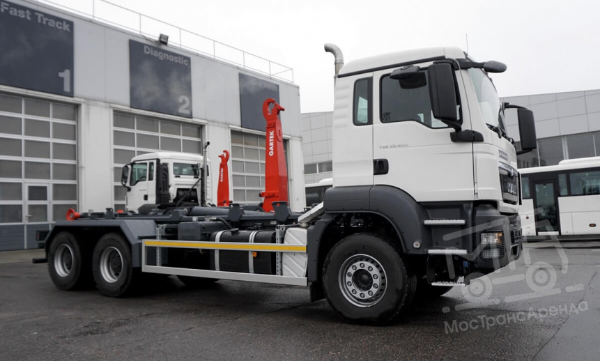 Аренда бункеровоза MAN Мультилифт - 20 м3 26 тонн thumbnail 1