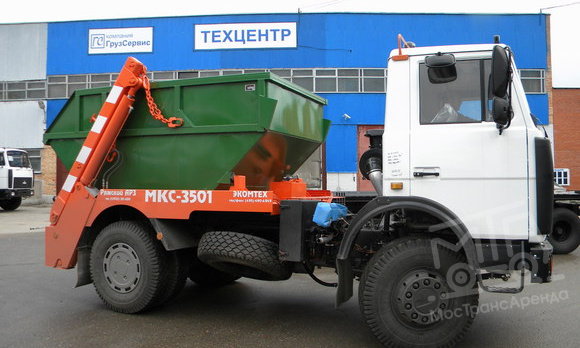 Аренда мусоровоза МАЗ МКС-3501 - 8 м3 9 тонн thumbnail 1