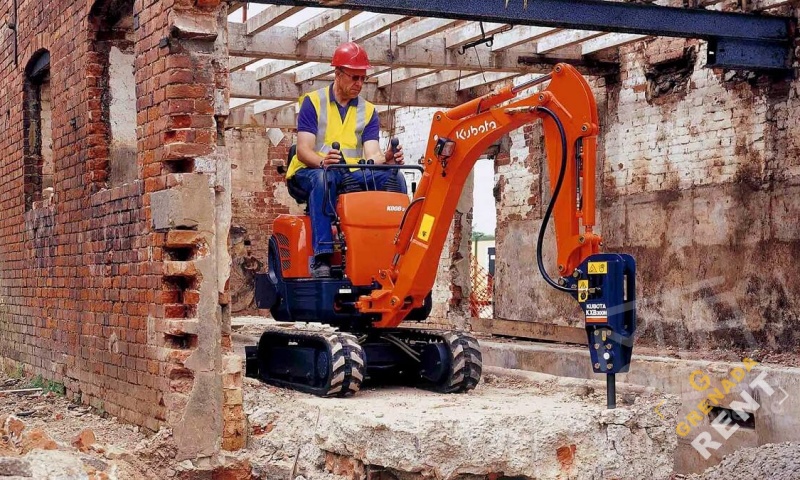 Аренда мини-экскаватора Kubota K008-5 thumbnail 3