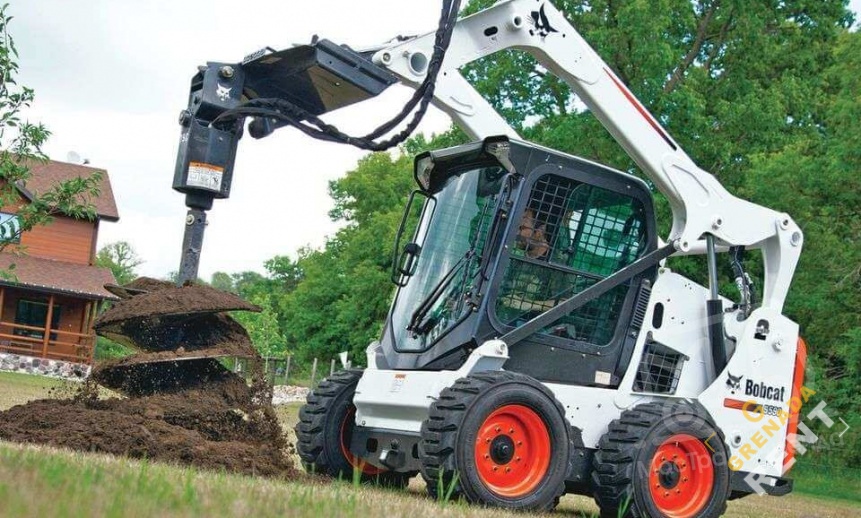 Аренда мини-погрузчика с гидробуром thumbnail 0