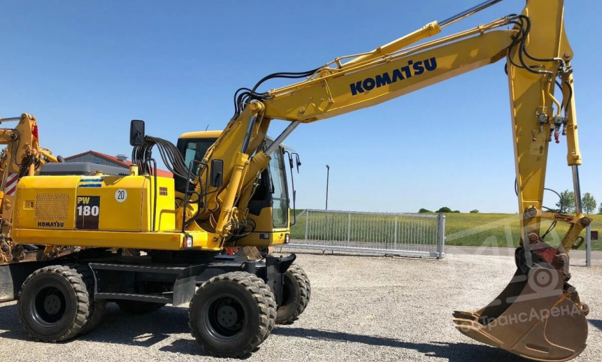 Аренда колесного экскаватора Komatsu PW180-7 thumbnail 0