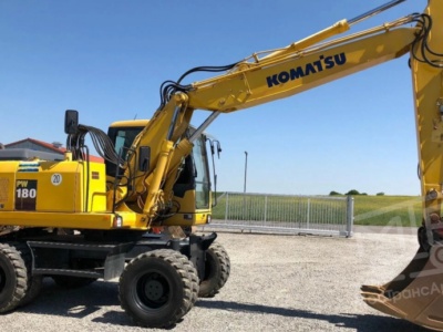Аренда колесного экскаватора Komatsu PW180-7