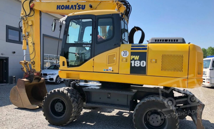 Аренда колесного экскаватора Komatsu PW180-7 thumbnail 1