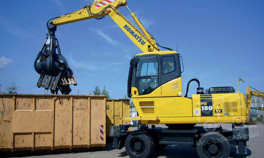 Аренда колесного экскаватора Komatsu PW180-7 thumbnail 3