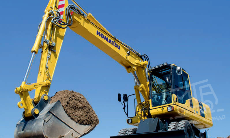 Аренда колесного экскаватора Komatsu PW180-7 thumbnail 4