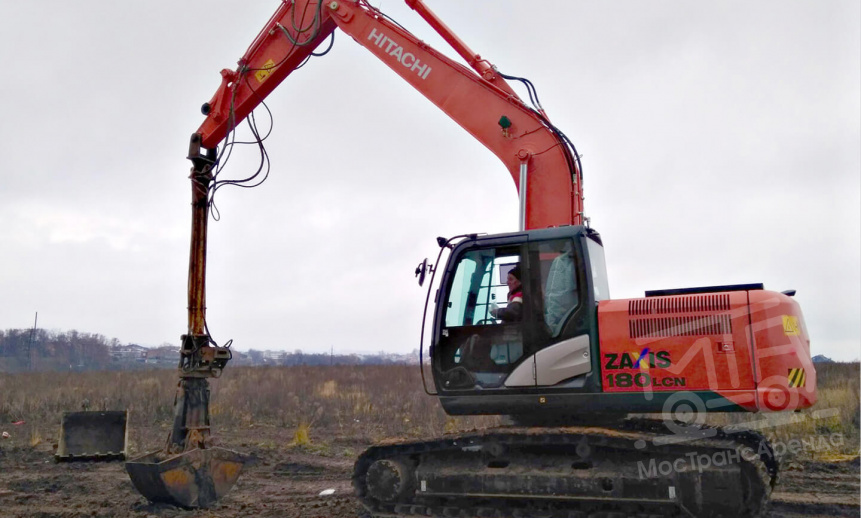 Аренда гусеничного экскаватора с грейфером 12 метров thumbnail 1