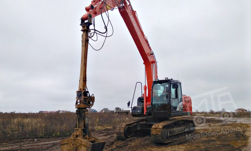 Аренда гусеничного экскаватора с грейфером 12 метров thumbnail 2