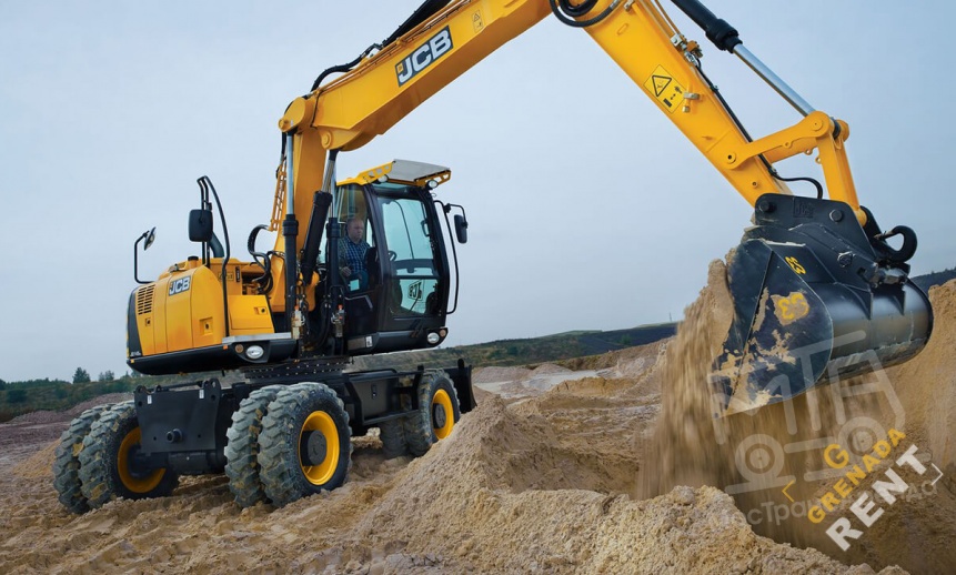 Аренда колесного экскаватора JCB JS145W thumbnail 2